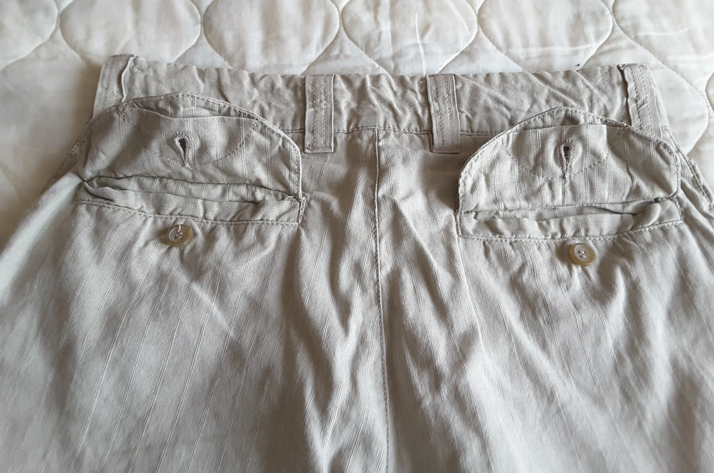 Ecru Trousers – Malboro Classics – 38 – photo 5